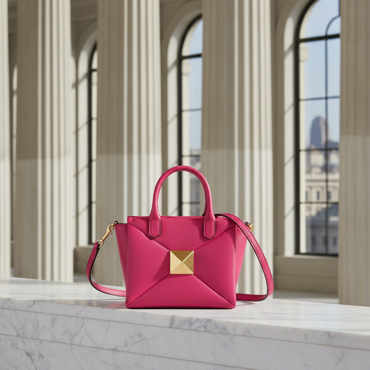 Valentino Garavani One Stud XW0B0K59HHX Women's Leather Handbag,Shoulder Bag Pink