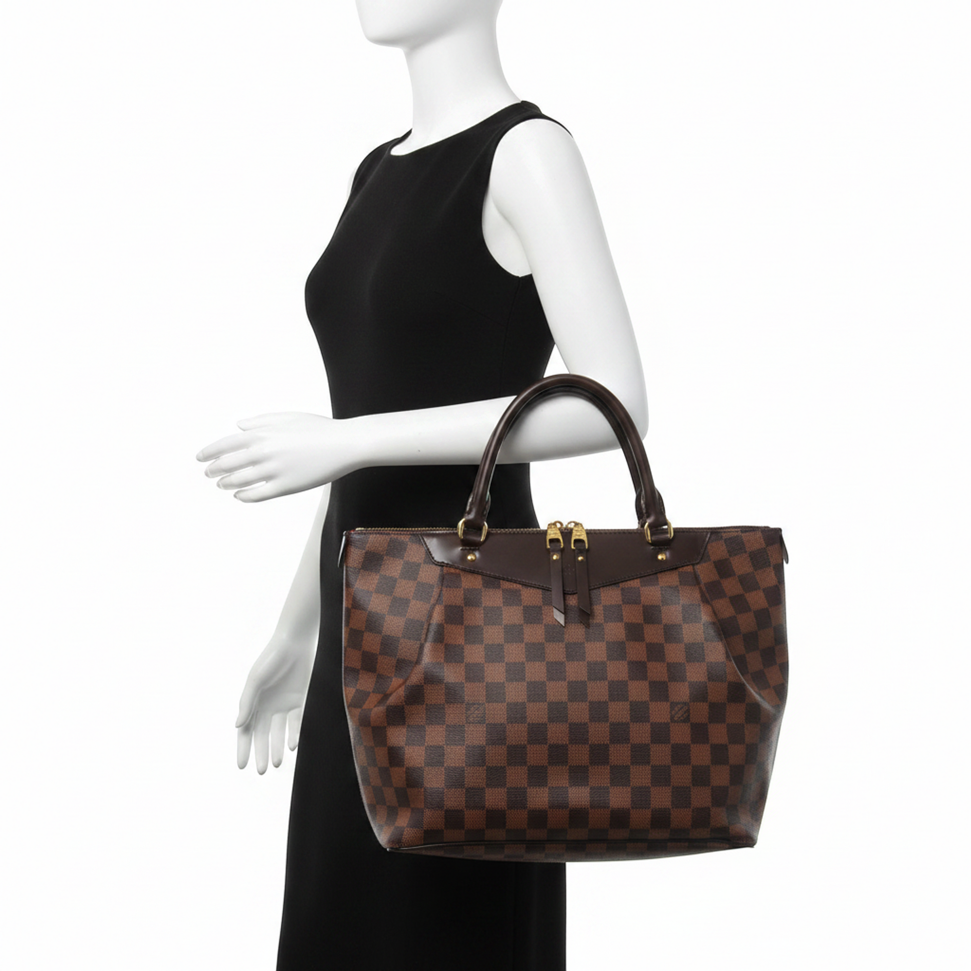 Louis Vuitton Damier Westminster GM N41103 Women's Shoulder Bag Brown,Ebene