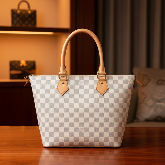 Louis Vuitton Damier Azur Saleya PM N51186 Women's Handbag Damier Azur