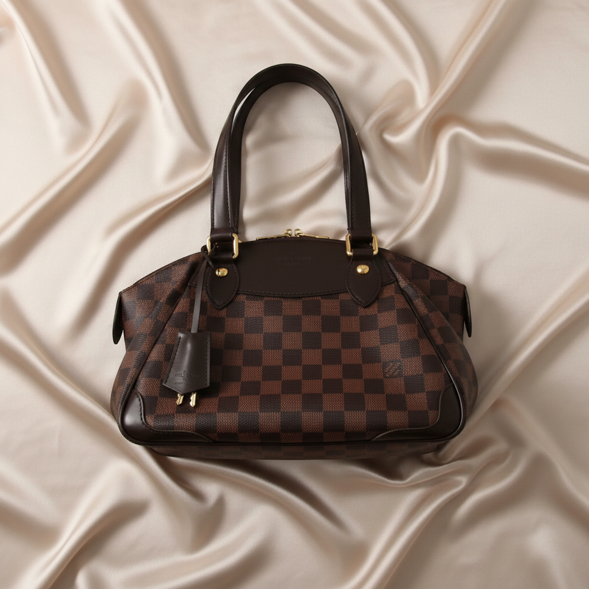 Louis Vuitton Damier Verona PM N41117 Women's Shoulder Bag Ebene