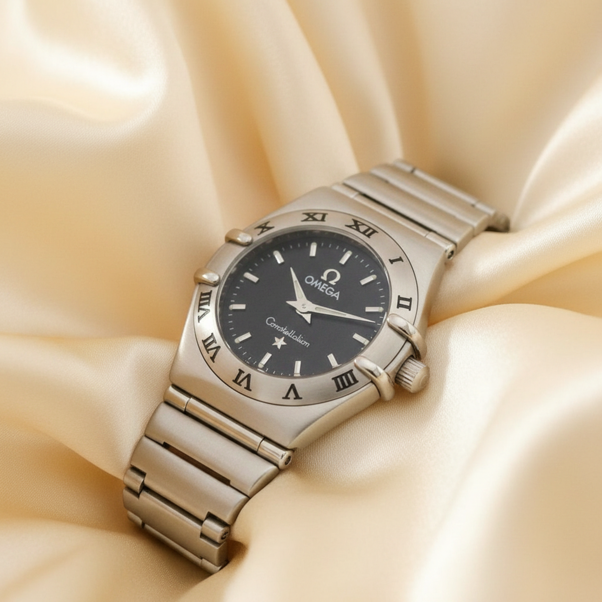 OMEGA Constellation Steel Quartz Ladies Watch 1562.40 Polished