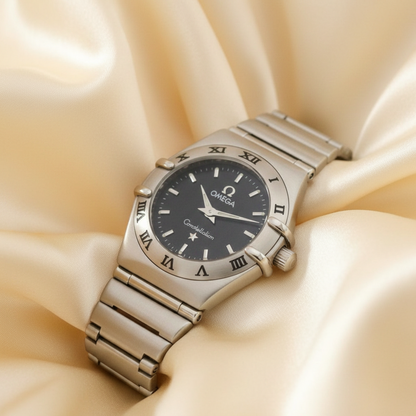 OMEGA Constellation Steel Quartz Ladies Watch 1562.40 Polished