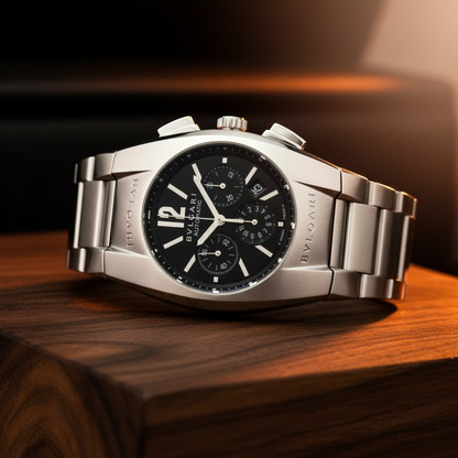 BVLGARI Ergon Chronograph Automatic Mens Watch EG35SCH Polished