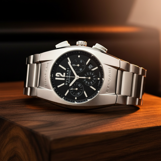BVLGARI Ergon Chronograph Automatic Mens Watch EG35SCH Polished