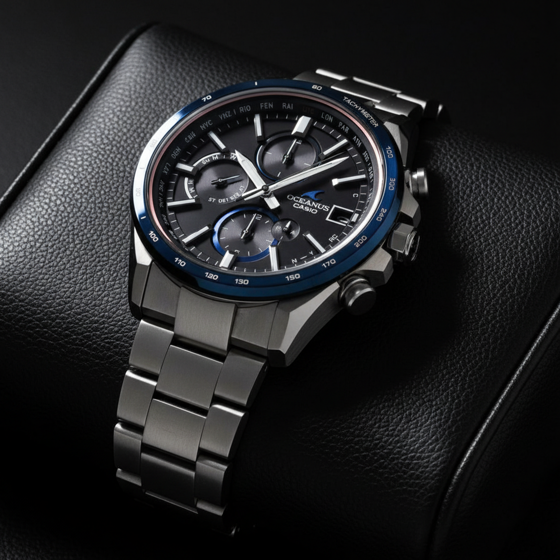CASIO Oceanus Radio Wave Control Solar Titanium Mens Watch OCW-T4000D-1AJF