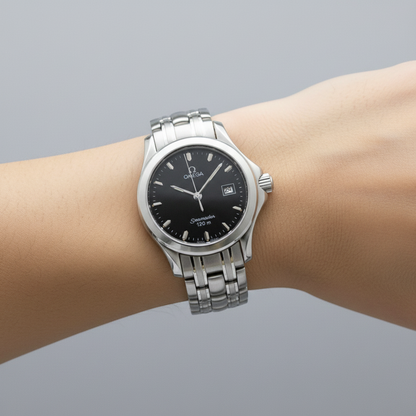OMEGA Seamaster 120M Steel Quartz Ladies Watch 2571.41 Polished