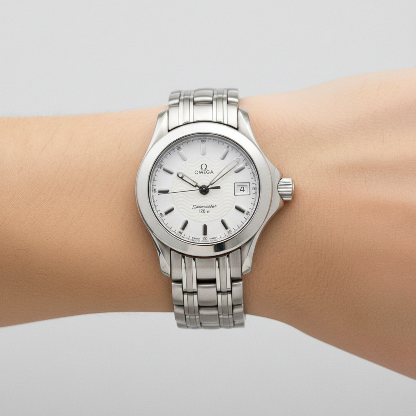 OMEGA Seamaster 120M Steel Quartz Ladies Watch 2581.21 Polished