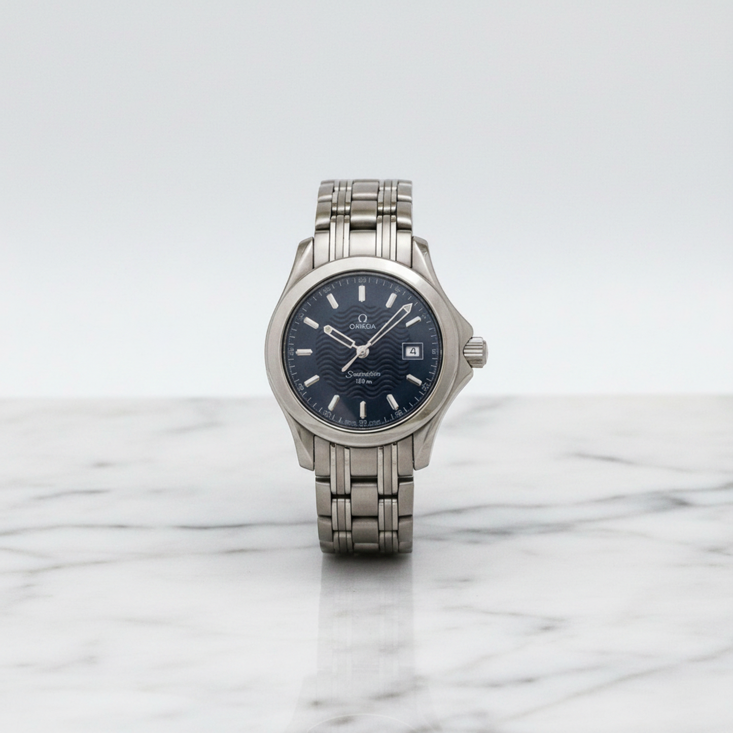 OMEGA Seamaster 120M Steel Quartz Ladies Watch 2581.81Polished
