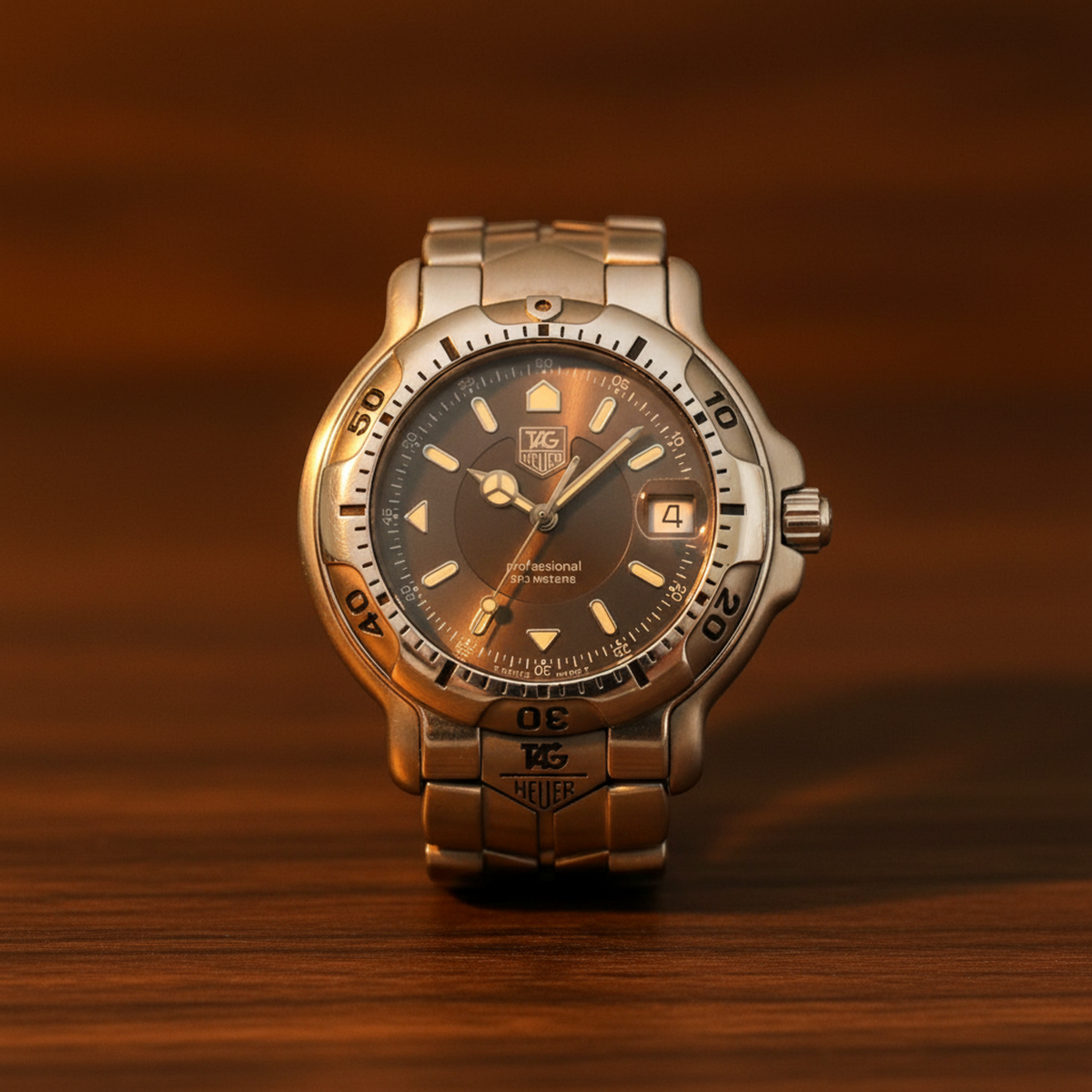 TAG HEUER 6000 Professional 200M Quartz Mens Watch WH1112 Polished