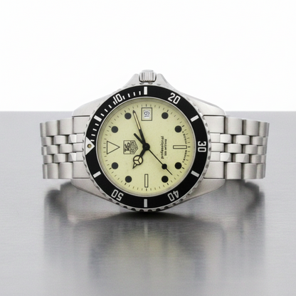 TAG HEUER Professional 1000 Steel Quartz Mens Watch 980.113 Vintage