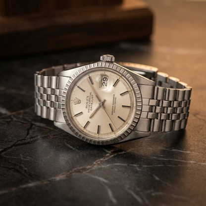 ROLEX Datejust 1603 Stainless Steel Automatic Mens Watch Vintage