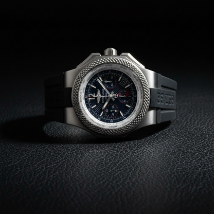 BREITLING Bentley GMT Light Body Titanium Mens Watch EB0433 Polished