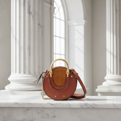 Chloé Pixie Women's Leather,Suede Shoulder Bag Brown