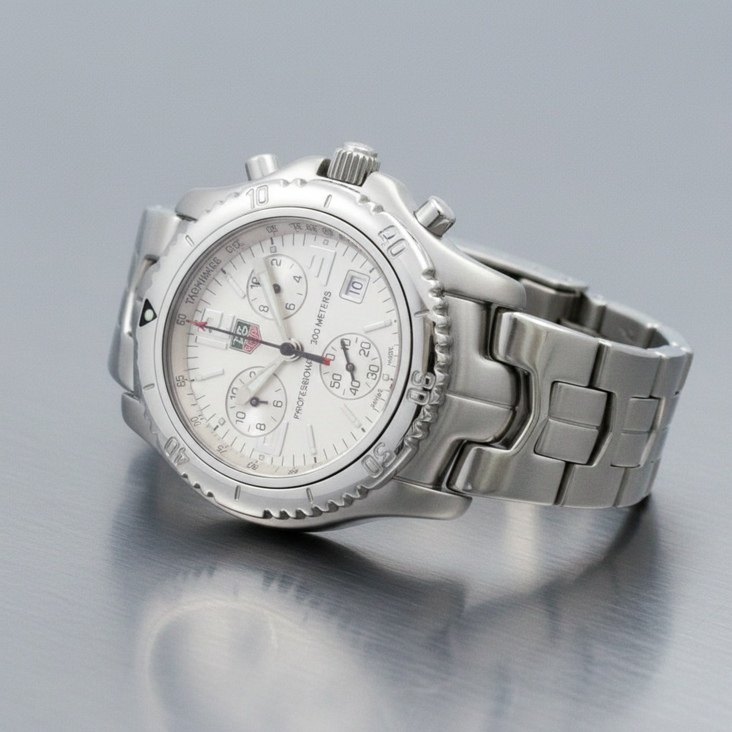 TAG HEUER Link Chronograph Steel Quartz Mens Watch CT1112