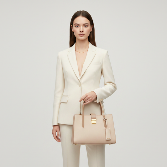 Miu Miu MADRAS 5BA104 Women's Leather Handbag,Shoulder Bag Pink Beige