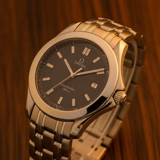 OMEGA Seamaster 120M Steel Quartz Mens Watch 2511.82 Polished
