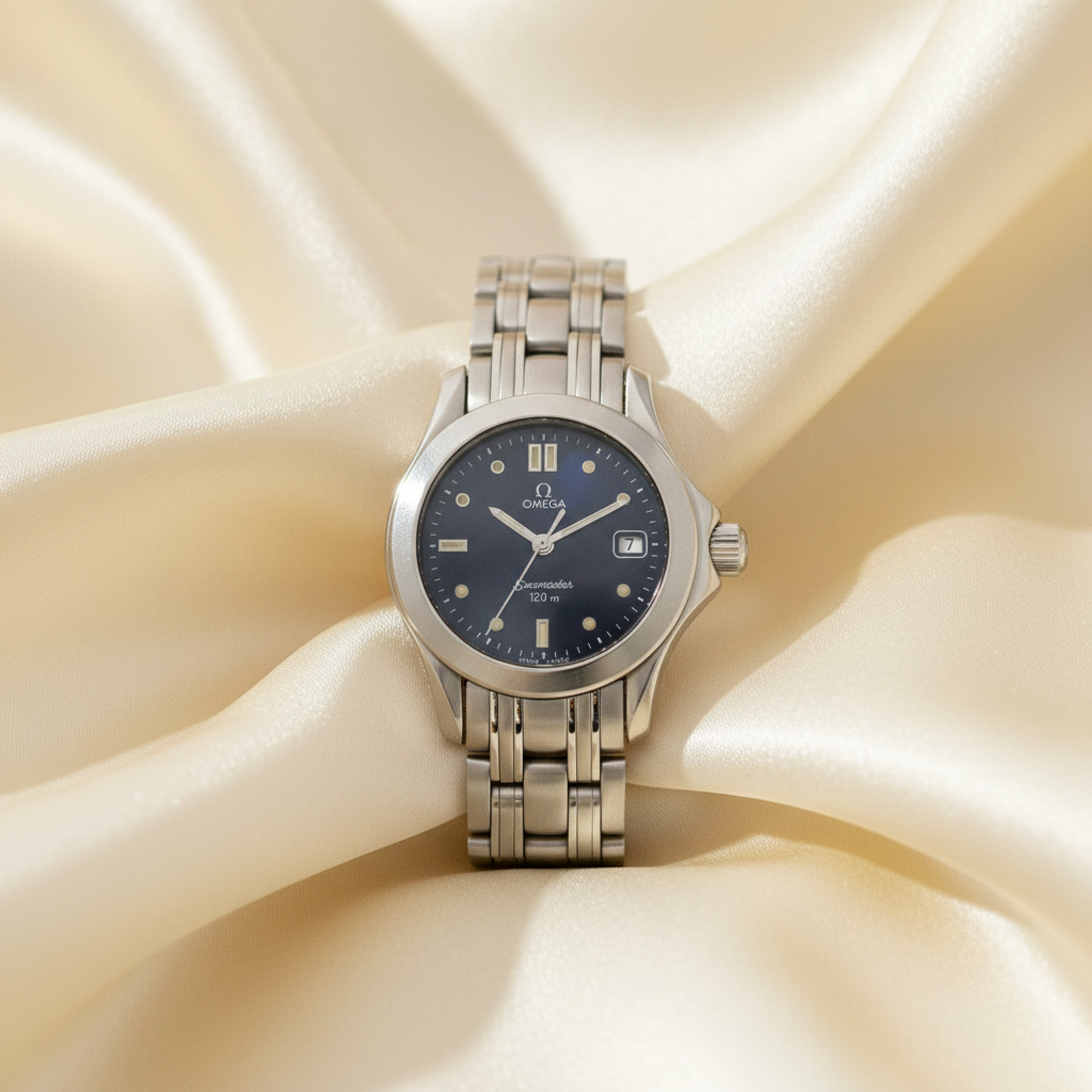 OMEGA Seamaster 120M Steel Quartz Ladies Watch 2581.80 Polished