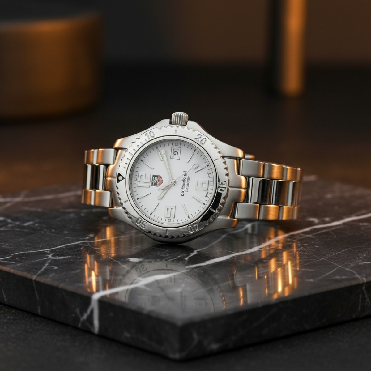 TAG HEUER Link Steel Quartz Ladies Watch WT1214 Polished