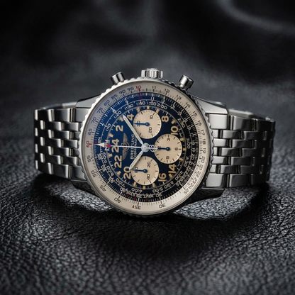 BREITLING Navitimer Cosmonaute Hand-Winding Mens Watch A12023 Polished