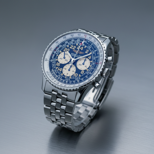 BREITLING Navitimer Cosmonaute Hand-Winding Mens Watch A12023 Polished