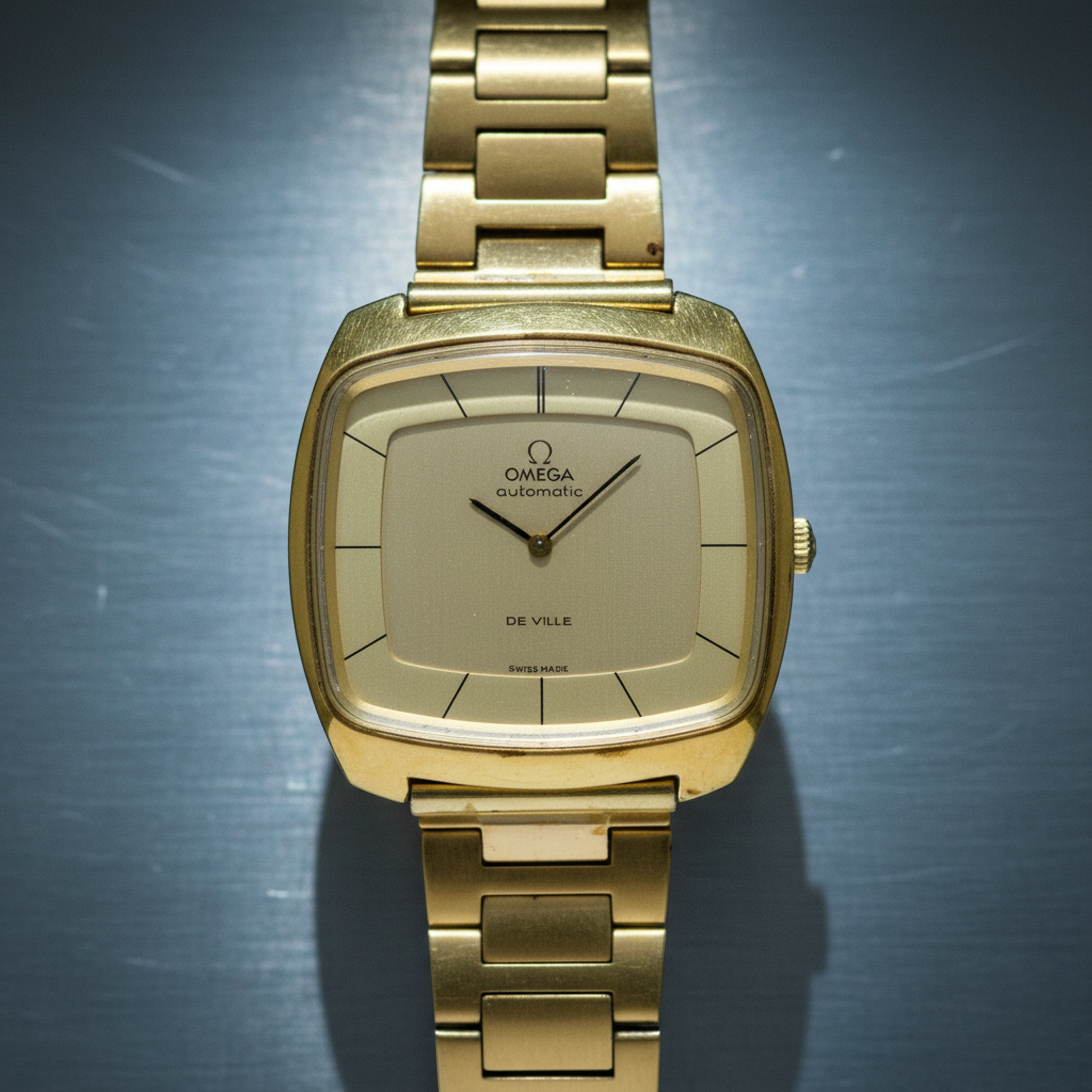 OMEGA De Ville Cal 711 Gold Plated Automatic Mens Watch 151.0051