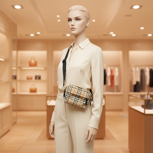 Burberry PADDY 80841111 Men,Women Nylon Shoulder Bag Beige