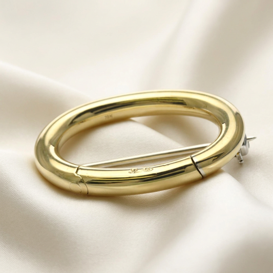 Pomellato Circle Brooch Yellow Gold (18K) No Stone Brooch Gold