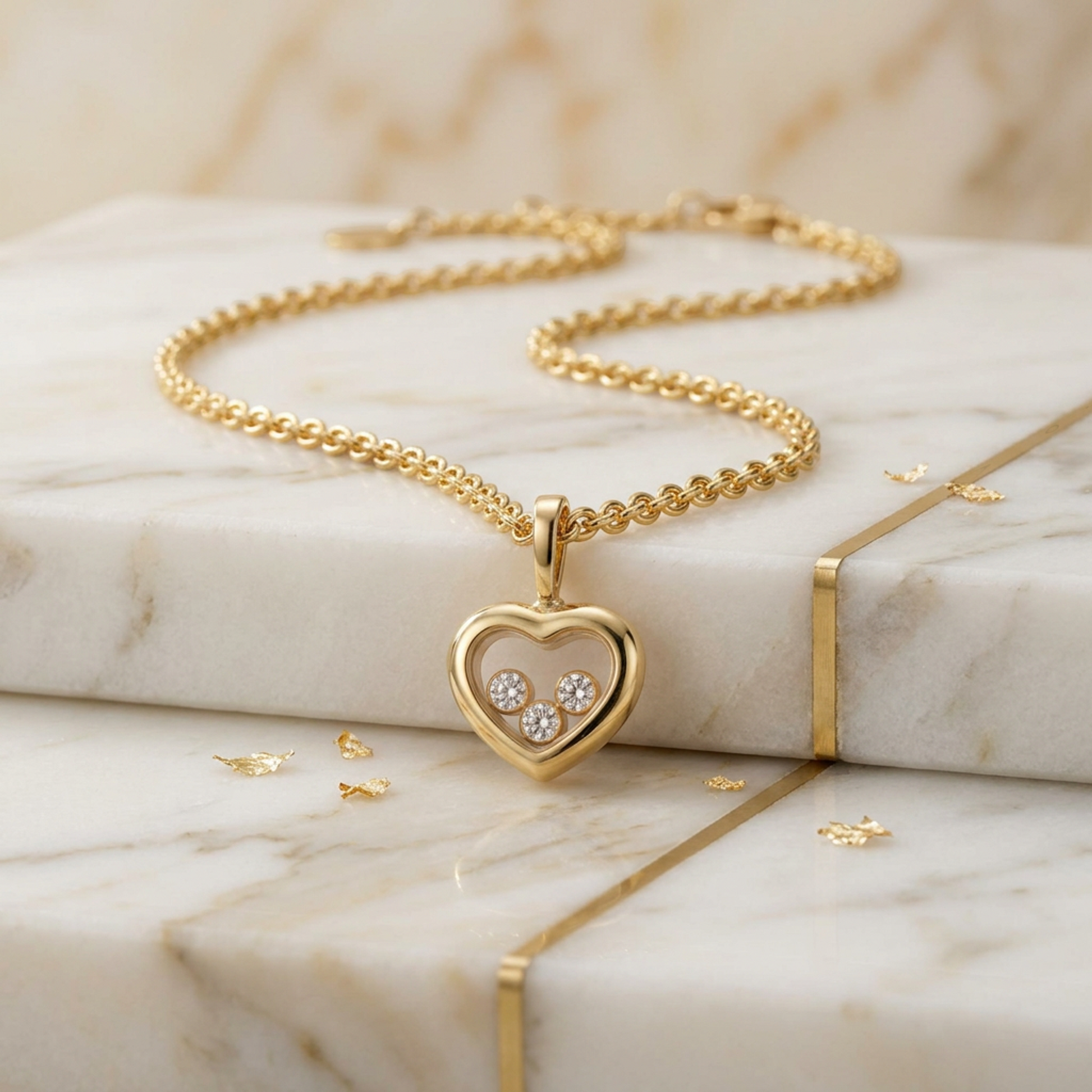 Chopard Happy Diamonds Necklace YG 79/4611 Product Condition: A Weight: 11.7g