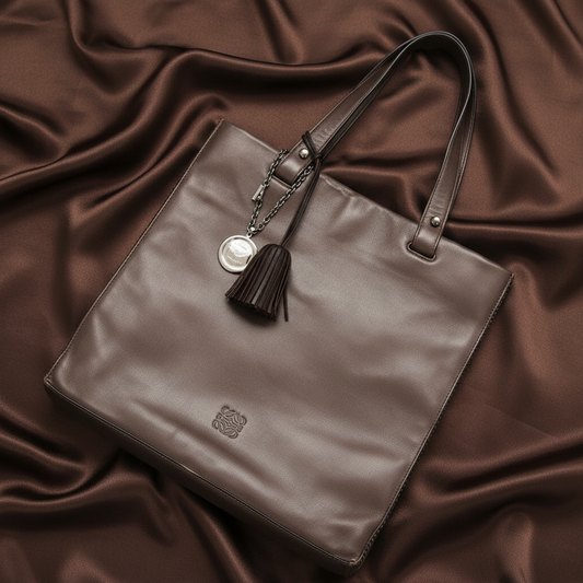 Loewe Anagram Women's Nappa Leather Tote Bag Bronze