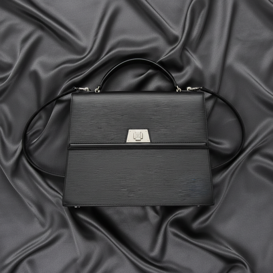 Louis Vuitton Epi Sevigne GM M40512 Women's Handbag,Shoulder Bag Black,Noir