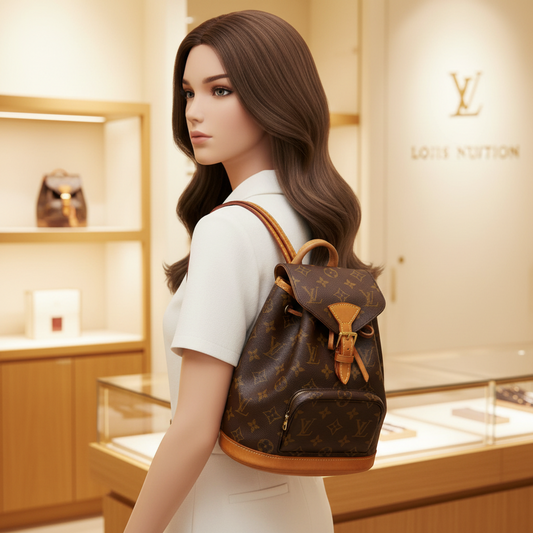 Louis Vuitton Monogram Mini Monsuri M51137 Women's Backpack Monogram