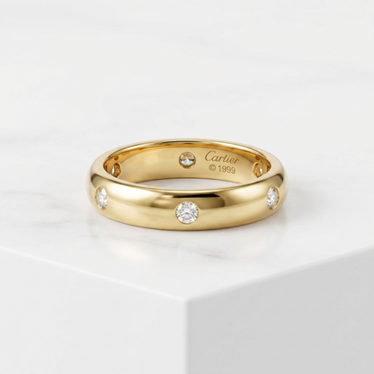 Cartier Stella Ring Yellow Gold (18K) Fashion Diamond Band Ring Gold