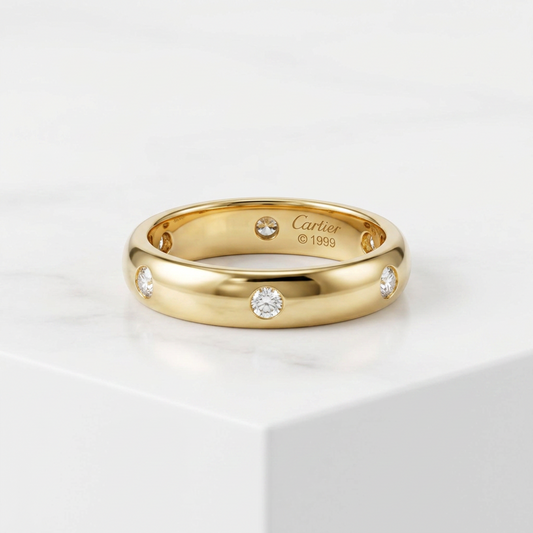Cartier Stella Ring Yellow Gold (18K) Fashion Diamond Band Ring Gold
