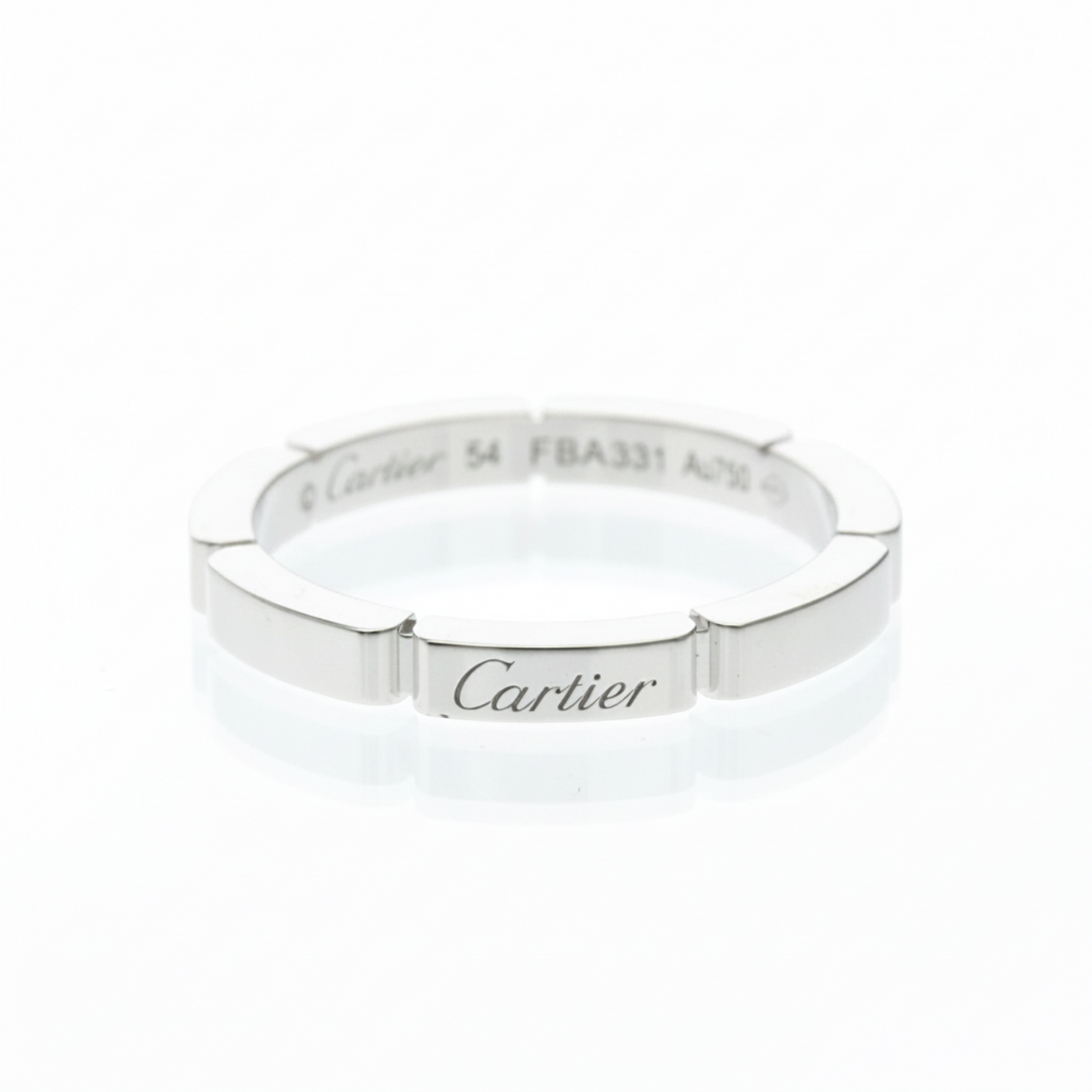 Cartier Maillon Panthère Ring B4083554 White Gold (18K) Fashion No Stone Band Ring Silver