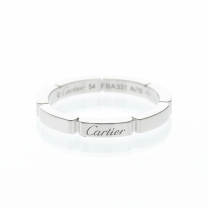 Cartier Maillon Panthère Ring B4083554 White Gold (18K) Fashion No Stone Band Ring Silver
