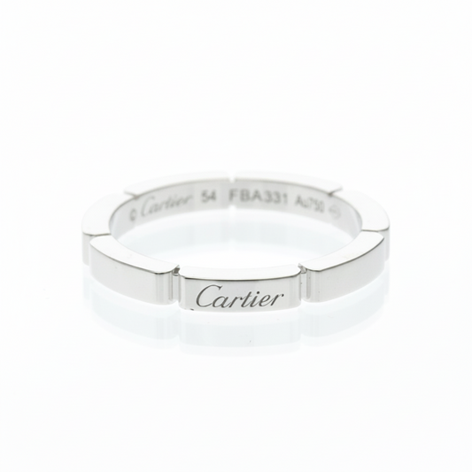 Cartier Maillon Panthère Ring B4083554 White Gold (18K) Fashion No Stone Band Ring Silver