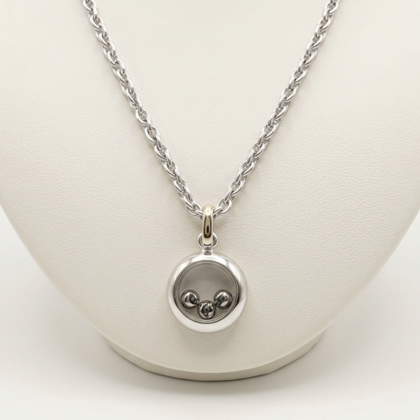 Chopard Happy Diamonds Necklace WG 793957 Product Condition Rank A Weight 11.8g