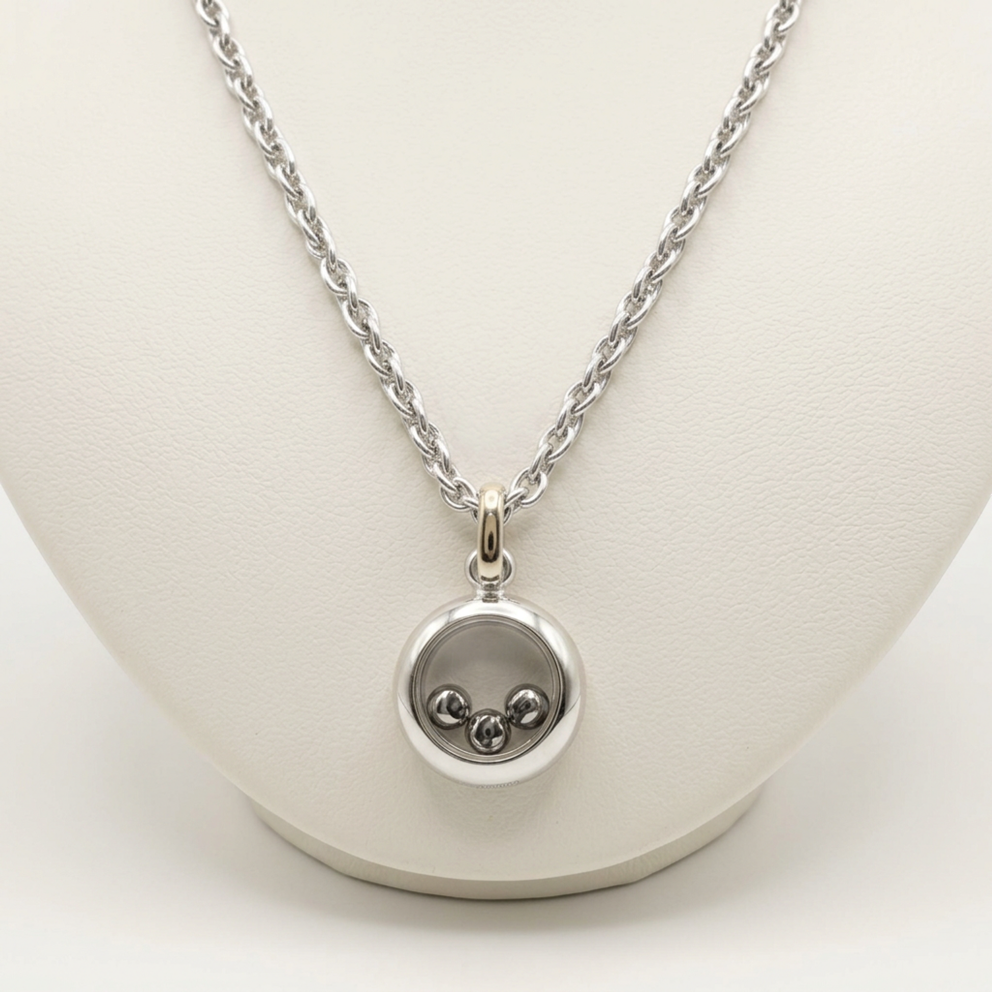 Chopard Happy Diamonds Necklace WG 793957 Product Condition Rank A Weight 11.8g
