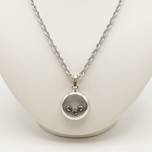 Chopard Happy Diamonds Necklace WG 793957 Product Condition Rank A Weight 11.8g