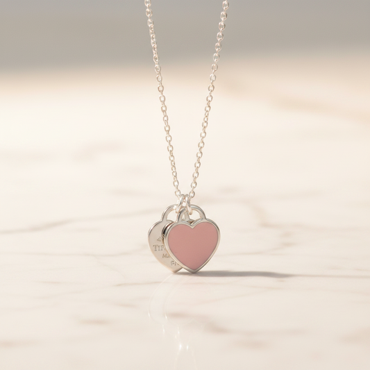 Tiffany Return To Tiffany Necklace Silver 925 No Stone Women,Men Fashion Pendant Necklace (Silver)