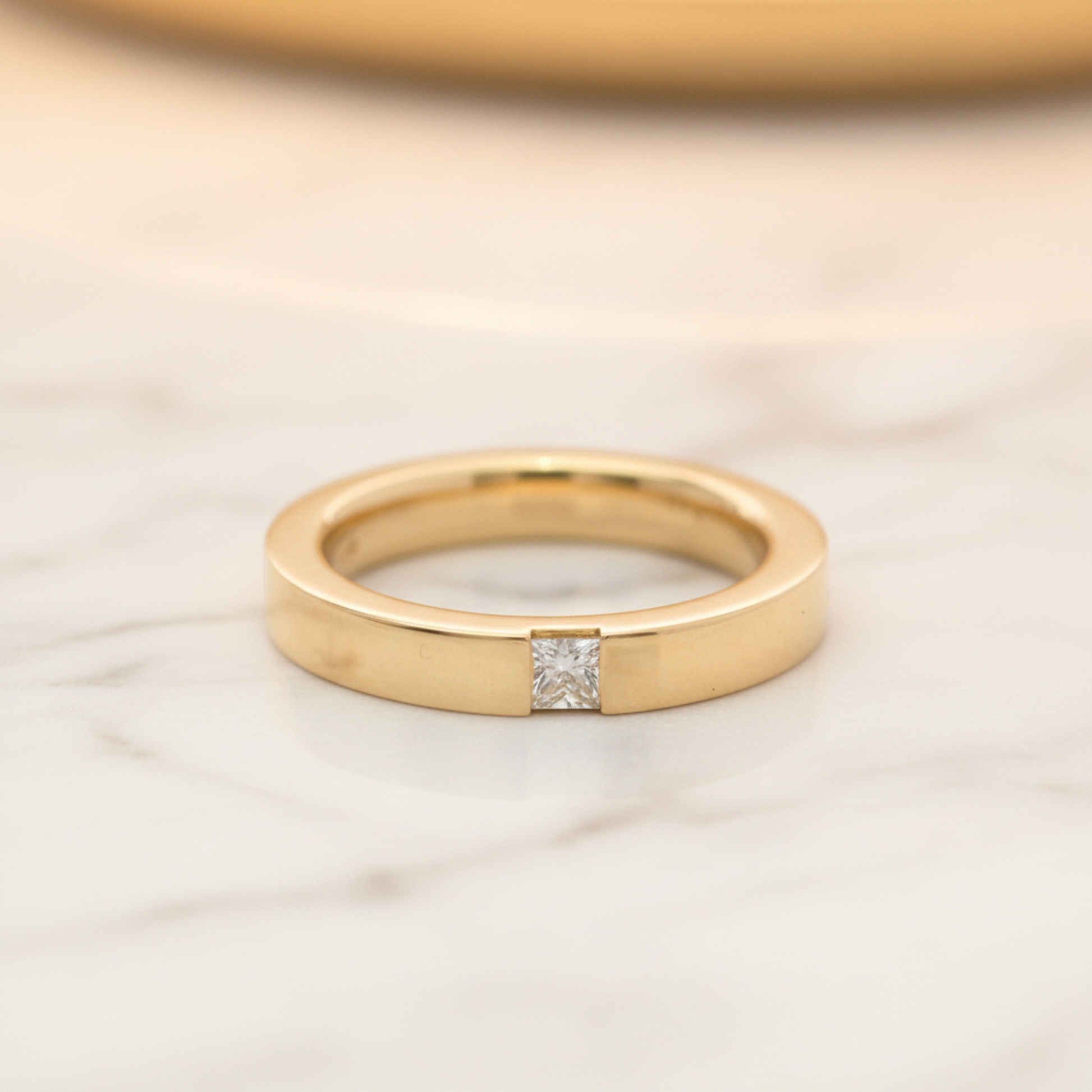 Harry Winston Diamond Wedding Ring Pink Gold (18K) Fashion Diamond Band Ring Pink Gold