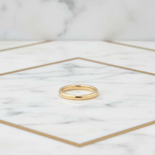 Tiffany Wedding Ring Pink Gold (18K) Fashion No Stone Wedding Ring Pink Gold