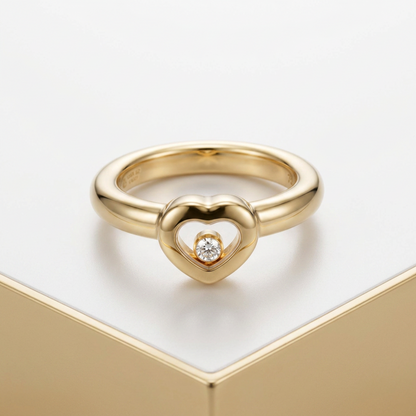 Chopard Happy Diamonds Ring 82/2889 Yellow Gold (18K) Fashion Diamond Band Ring Gold