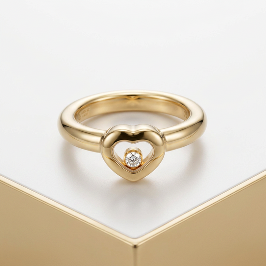 Chopard Happy Diamonds Ring 82/2889 Yellow Gold (18K) Fashion Diamond Band Ring Gold