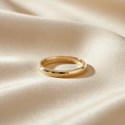Cartier Wedding Ring Pink Gold (18K) Fashion No Stone Band Ring Pink Gold