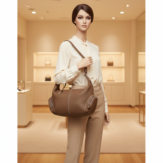 Tod's One-shoulder Bag Women's Leather Shoulder Bag Brown