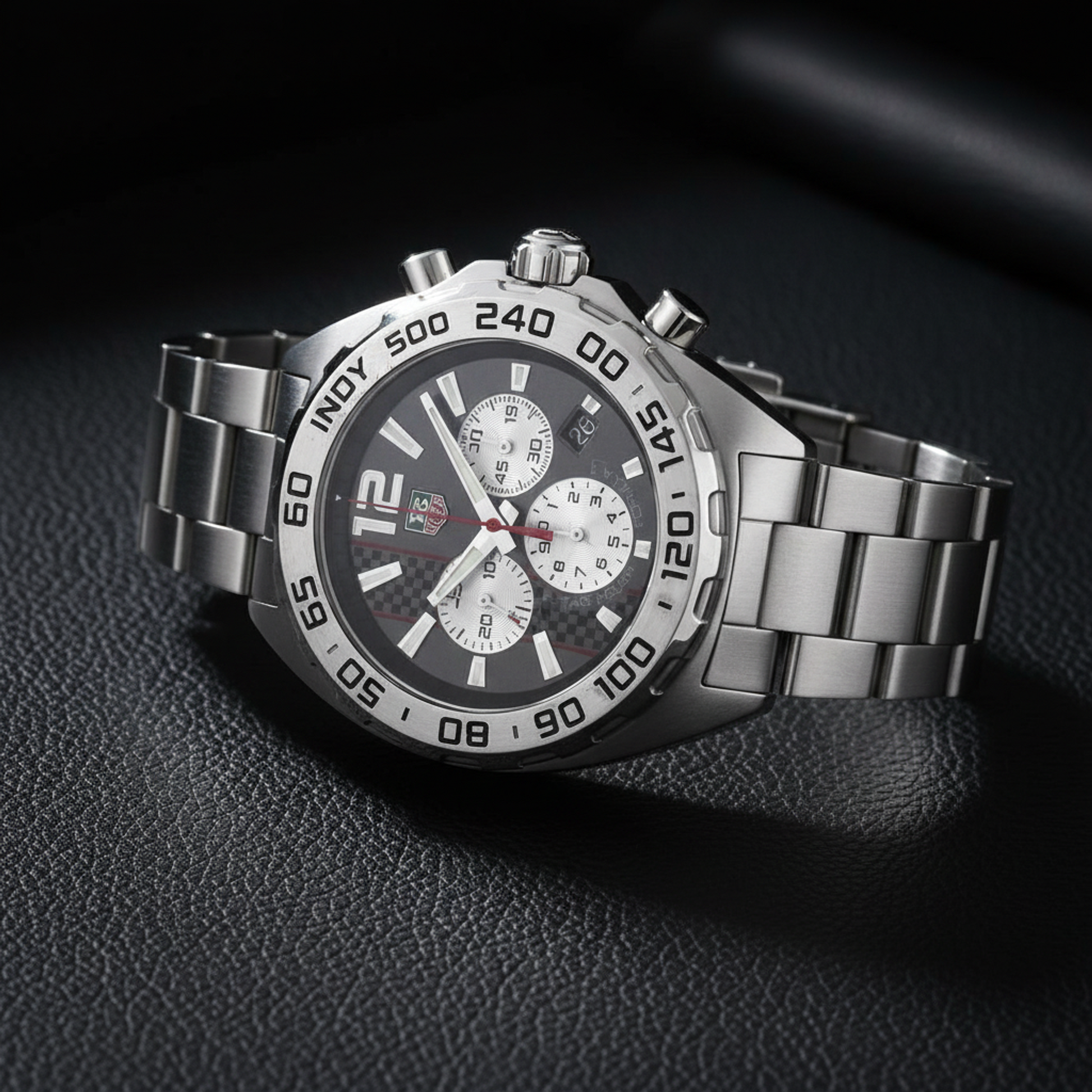 TAG HEUER Formula 1 Chronograph Steel Quartz Watch CAZ1114 Polished
