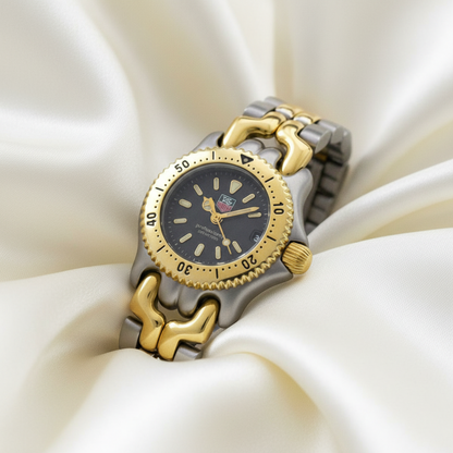 TAG HEUER Sel Professional 200M Gold Plated Steel Ladies Watch S95.208 Polished