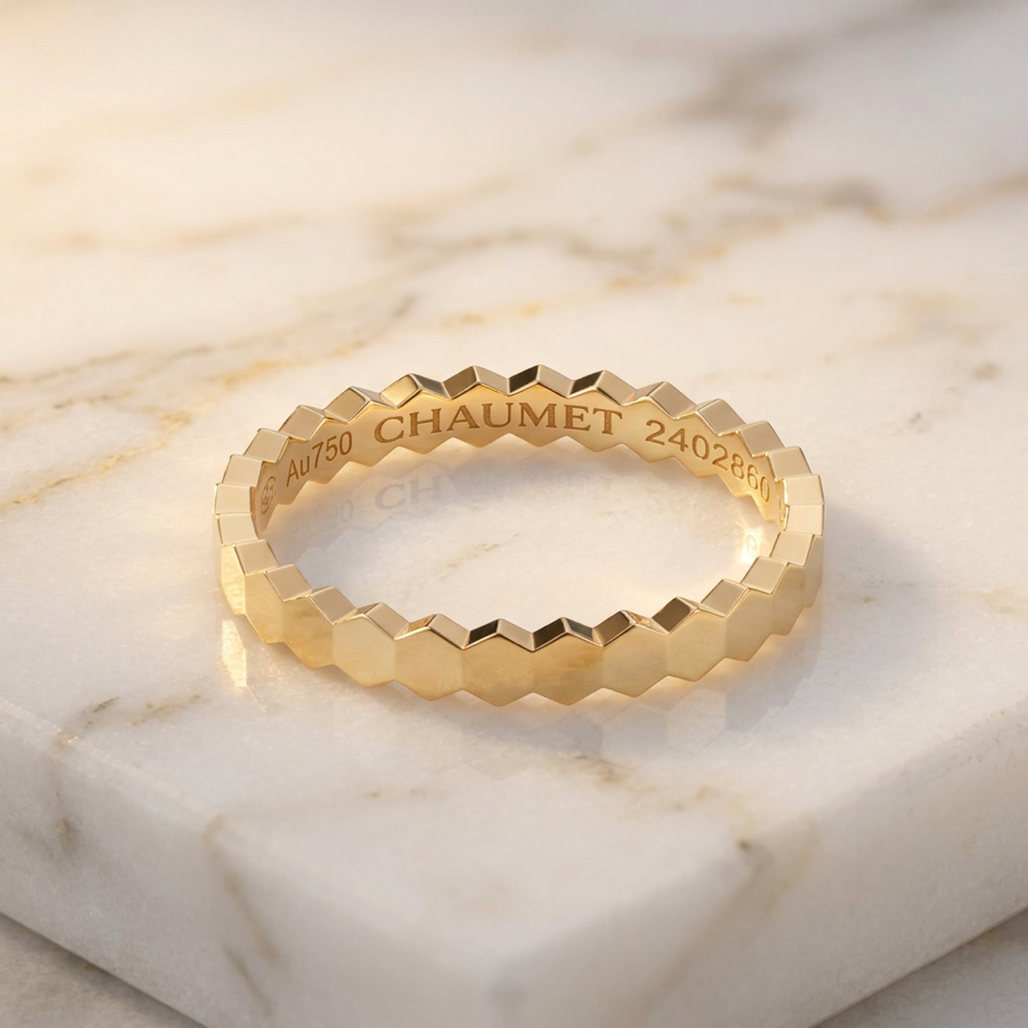 Chaumet Be My Love Ring Yellow Gold (18K) Fashion No Stone Band Ring Gold