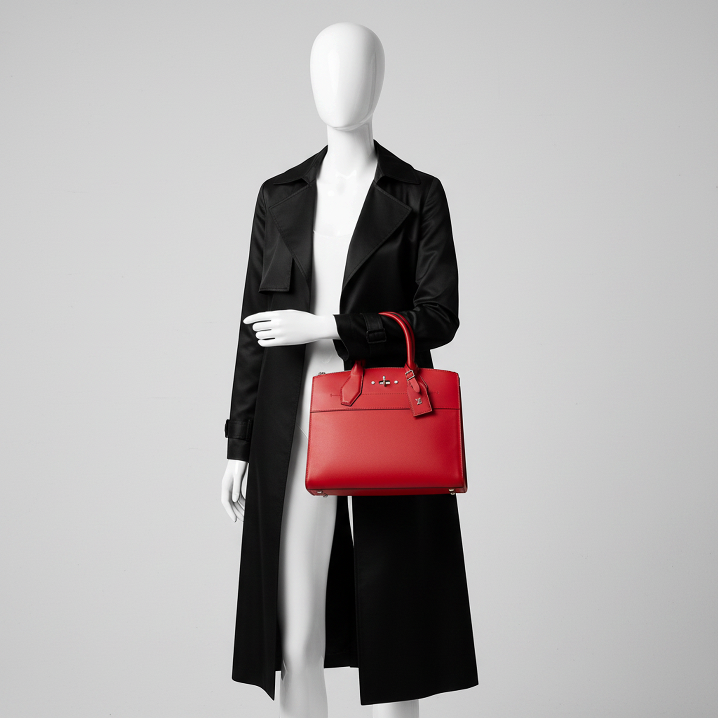 Louis Vuitton City Steamer PM M51028 Women's Handbag,Shoulder Bag Ruby